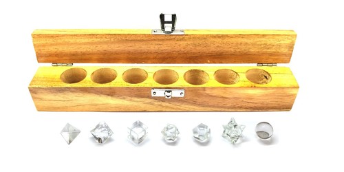 Crystal quartz geometry - quartz, pcs