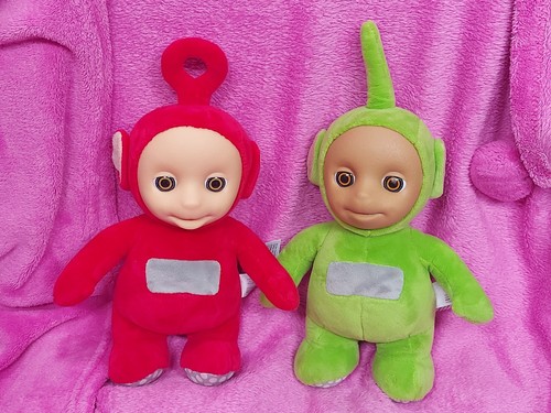 Green and red - red, teletubbies