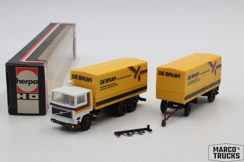 Herpa volvo f12 truck trailer - herpa,