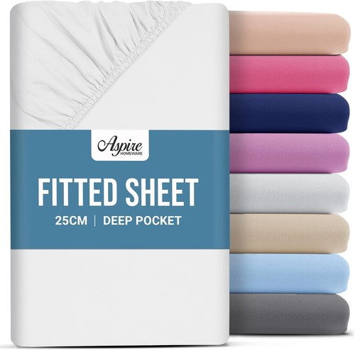 Fitted bed sheet 25cm deep - sheet,