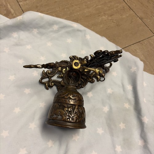 Antique vintage brass wall - antique,