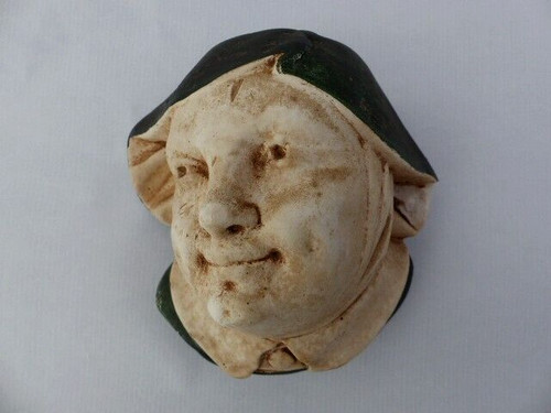 Antique french plaster head - plaster, of