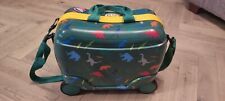 Star Wheelie Suit Case Dinosaur Green 