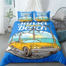 Cartoon surf bus - bus, summer