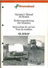 KVERNELAND BALE WRAPPER 7510 7512 7515 7554 7556 7558 7581 7582 OPERATORS MANUAL