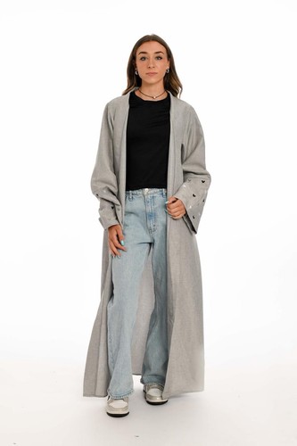 Heart sleeve flowy - heart, open
