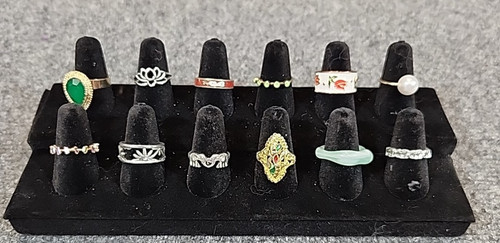 Jewelry asian theme rings - 12,