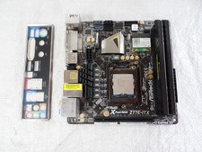 ASRock Z77E ITX Motherboard I5-3570K 3.4GHz CPU, Corsair Vengeance 8GB DDR3 Ram.