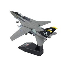 1:100 F-14 Tomcat US Fighter Plane Model Alloy Aircraft Diecast Military Craft