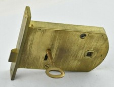 Lock for  Boat Campervan door ex Davey & Co Solid Brass internal fitting 