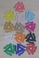 30x7" 45RPM Various Colours Vinyl Singles Middles Spindle Jukebox Record Adapter
