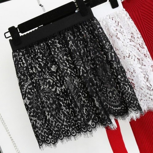 Ladies lace slip skirt - ladies,