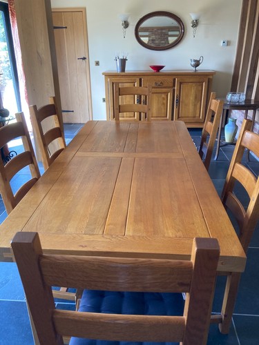 French oak dining - french,