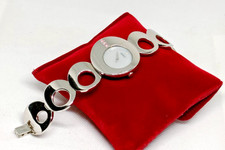 SEKONDA SEKSY Women's Circular Pattern Steel Bracelet Quartz Watch - VGC/Working