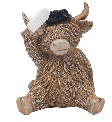 Highland cow boy with - highland,