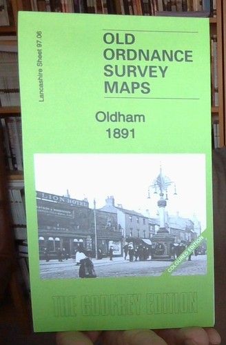 Map oldham 1891 coloured - 1891, (coloured