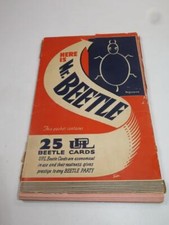 VINTAGE 'Mr BEETLE' Game Cards Universal Publications Ltd 1950s