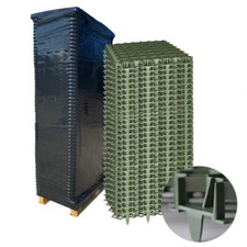 "ECO Plastic Grids 50x50 cm - Black or Green - Driveway Gravel Base - Bulk Buy