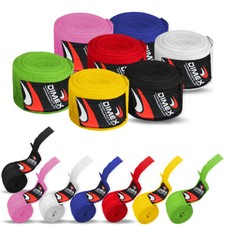 Boxing Hand Wraps Hook & Loop Cotton Bandage Fist Protective Inner Gloves 