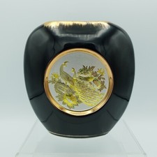 Art of Chokin Vase 24kt gold &