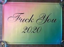 Rare Jeremy Deller Signed F*ck
