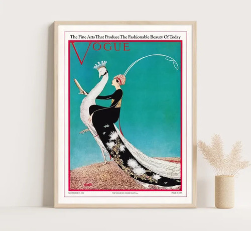 Vogue 1913 art nouveau cover - vogue,