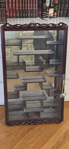Vintage china cabinet curio - china,