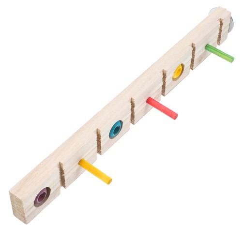 Sturdy wooden bird perch and - wooden,