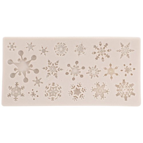 Snowflake soap mold silicone - soap,