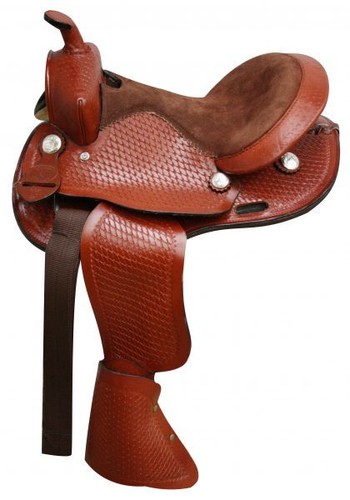Double pony horse saddle - pony,
