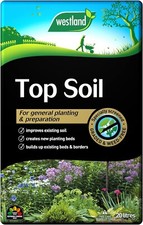 Westland Top Soil 20L - Premium Multi-Purpose Soil for Lawns & Gardens