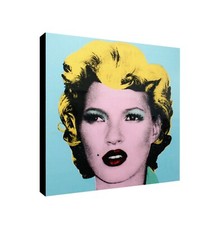 Kate Moss - Banksy Graffiti - Framed Canvas Wall Art Print - Various Sizes