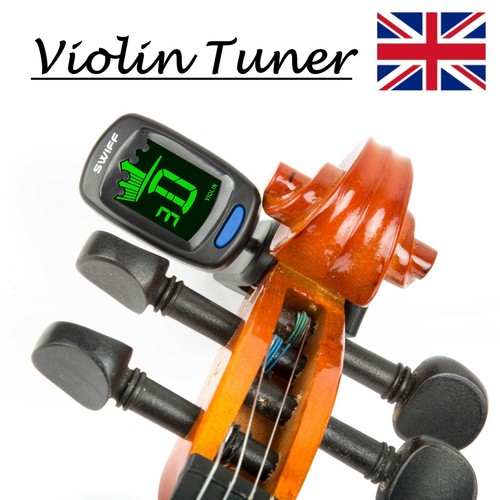 Violin tuner clip chromatic - tuner, on
