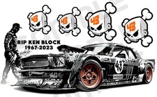 Ken Block RIP Car Sticker