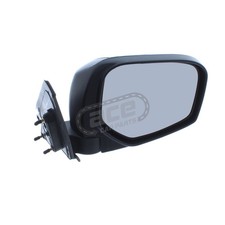 Manual Wing Door Mirror Mitsubishi L200 2006-2016 Chrome Cover Right Hand Side