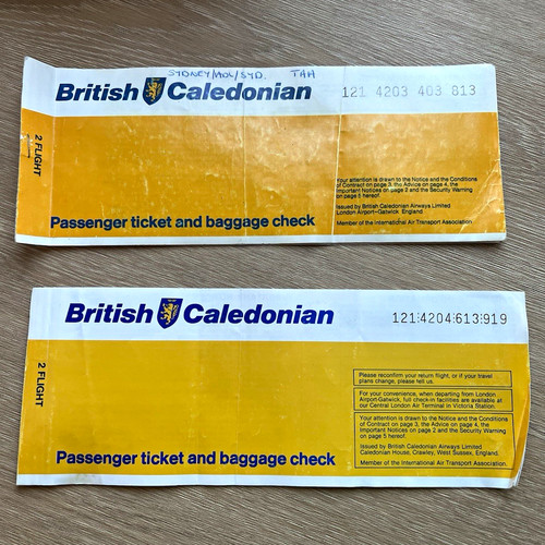 British caledonian passenger - british,