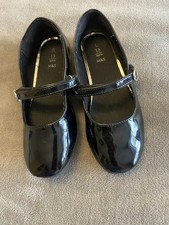 Girls M&S Patent School Shoes