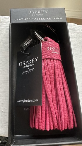 Bag osprey tassel key rings - 2x,
