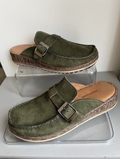 Hush Puppies Suede Cloggs