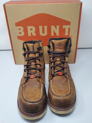 Brunt steel toed boots - boots, marin