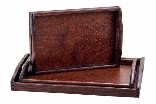 Wooden breakfast serving - wooden,