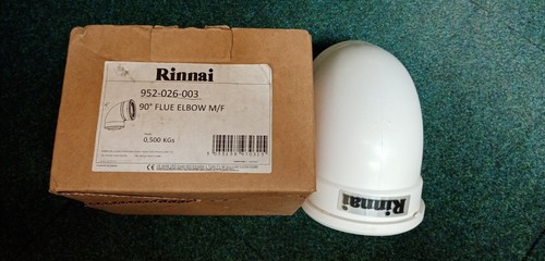 Rinnai boiler 90deg - 90deg, flue