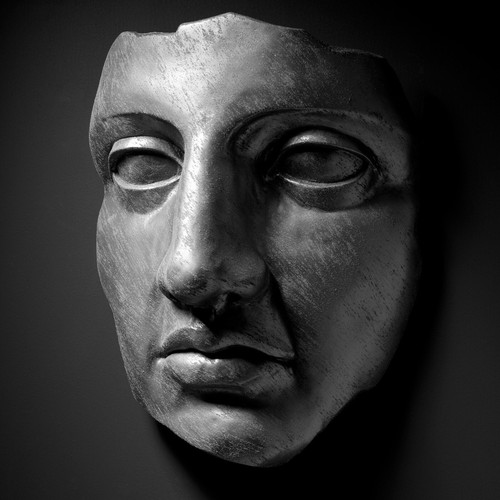 Extra large wall art face - large, 3d