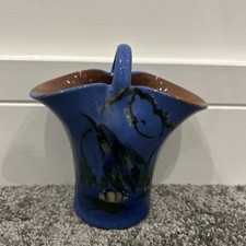 DEVON POTTERY-HANDLED BASKET