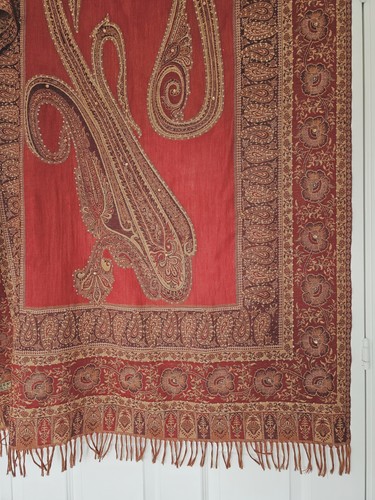 Modern indian shawl pure wool - modern,