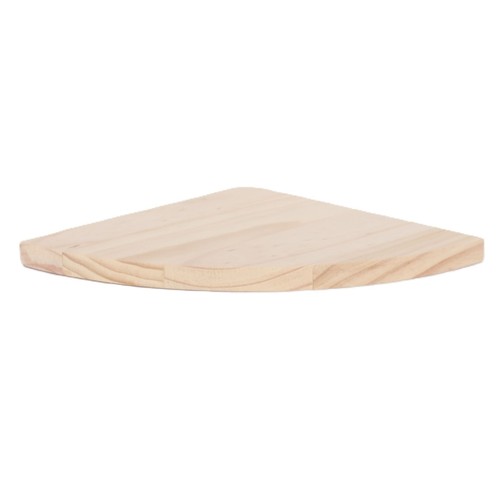Solid pine corner shelf kit - corner,