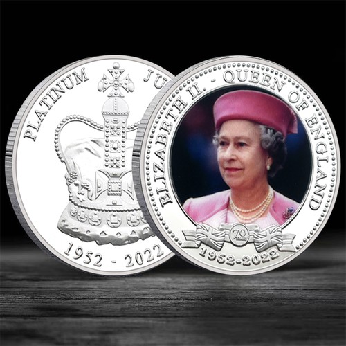 Platinum jubilee silver coin - jubilee,