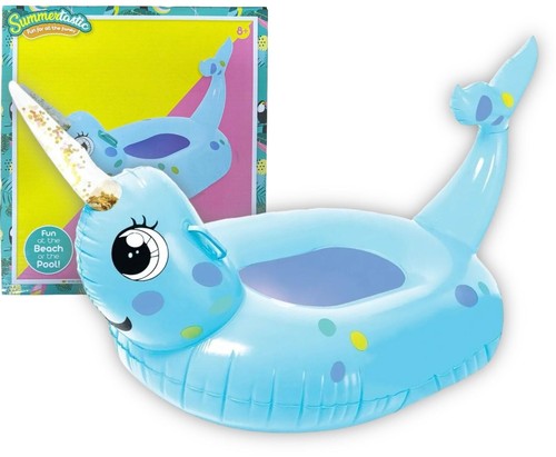 Inflatable float narwhal - inflatable,
