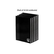 12 Pack of A4 Hardback Notebooks