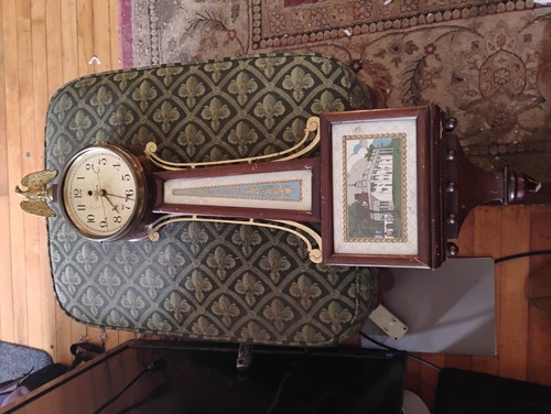 Antique vintage banjo clock - vintage,